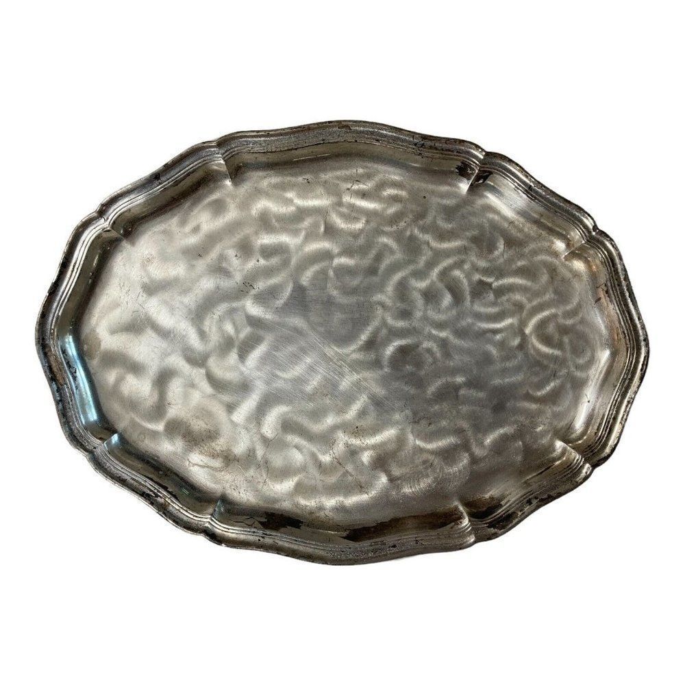 Vintage WMF IKORA Silver Plated Tarnish Resistant Oval Serving Platter 10x13
